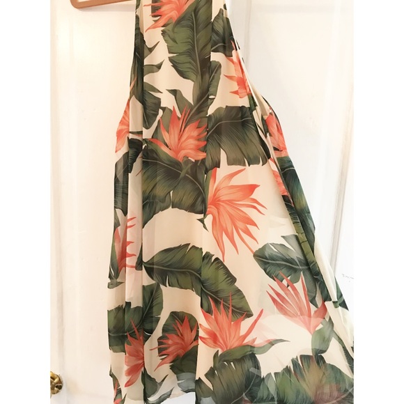 Show Me Your MuMu Palm Halter Dress - Picture 2 of 5